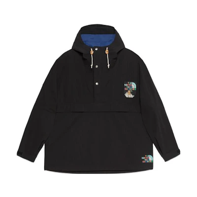 Gucci THE NORTH FACE FW22 Logo Hoodie Jacket Black () 671467-ZAIAO-1000