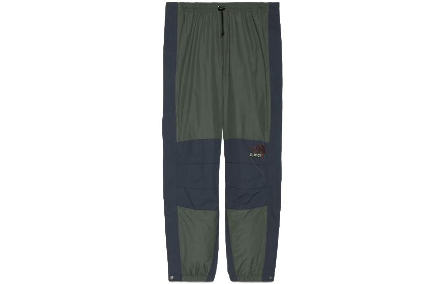 Gucci x The North Face Green Colorblock Jogger Sweatpants 663766-ZLF8Z-3330