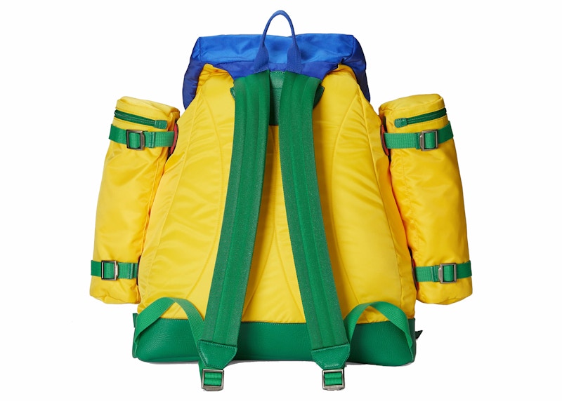 Order グッチ×ノースフェイス コラボリュック 黄/青
