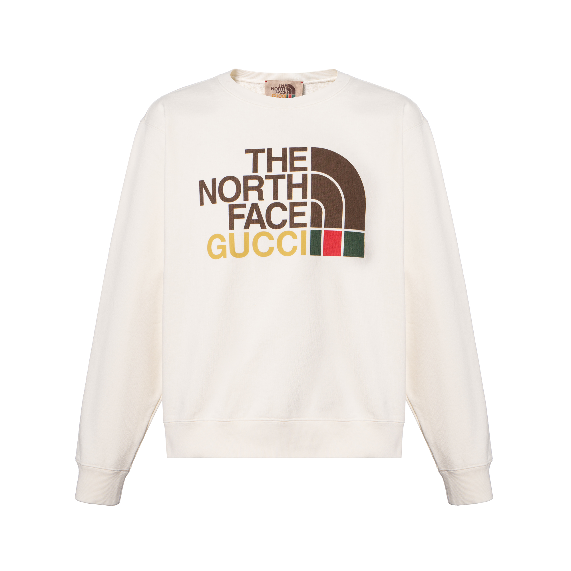 Gucci x The North Face Logo Crewneck Sweatshirt White 626990-XJDCM-9756