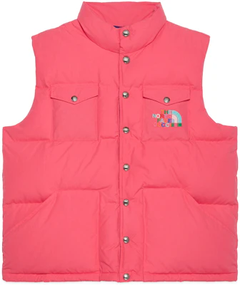 Gucci x The North Face 女裝粉色刺繡Logo羽絨背心 670654-XAAEU-5626 Buy Gucci x The North Face 女裝粉色刺繡Logo羽絨背心 670654-XAAEU-5626