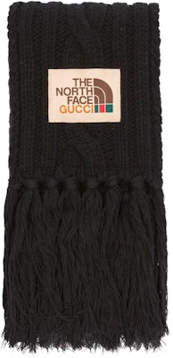 GUCCI x THE NORTH FACE Logo Wool Scarf Unisex Selendang Pasangan. 653561-4G200 Buy GUCCI x THE NORTH FACE Logo Wool Scarf Unisex Selendang Pasangan. 653561-4G200