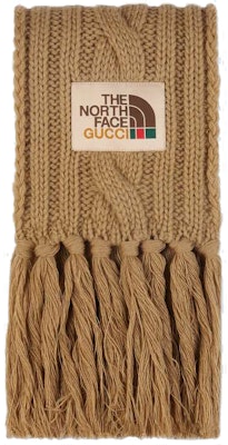 GUCCI x THE NORTH FACE Logo Wool Scarf Unisex Selendang Pasangan. 653561-4G200 Purchase GUCCI x THE NORTH FACE Logo Wool Scarf Unisex Selendang Pasangan. 653561-4G200