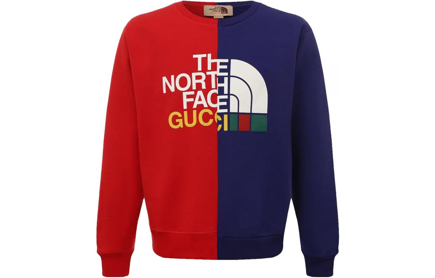 Gucci x The North Face Multicolor Logo Print Long Sleeve Sweatshirt 671500-XJDRE-6051