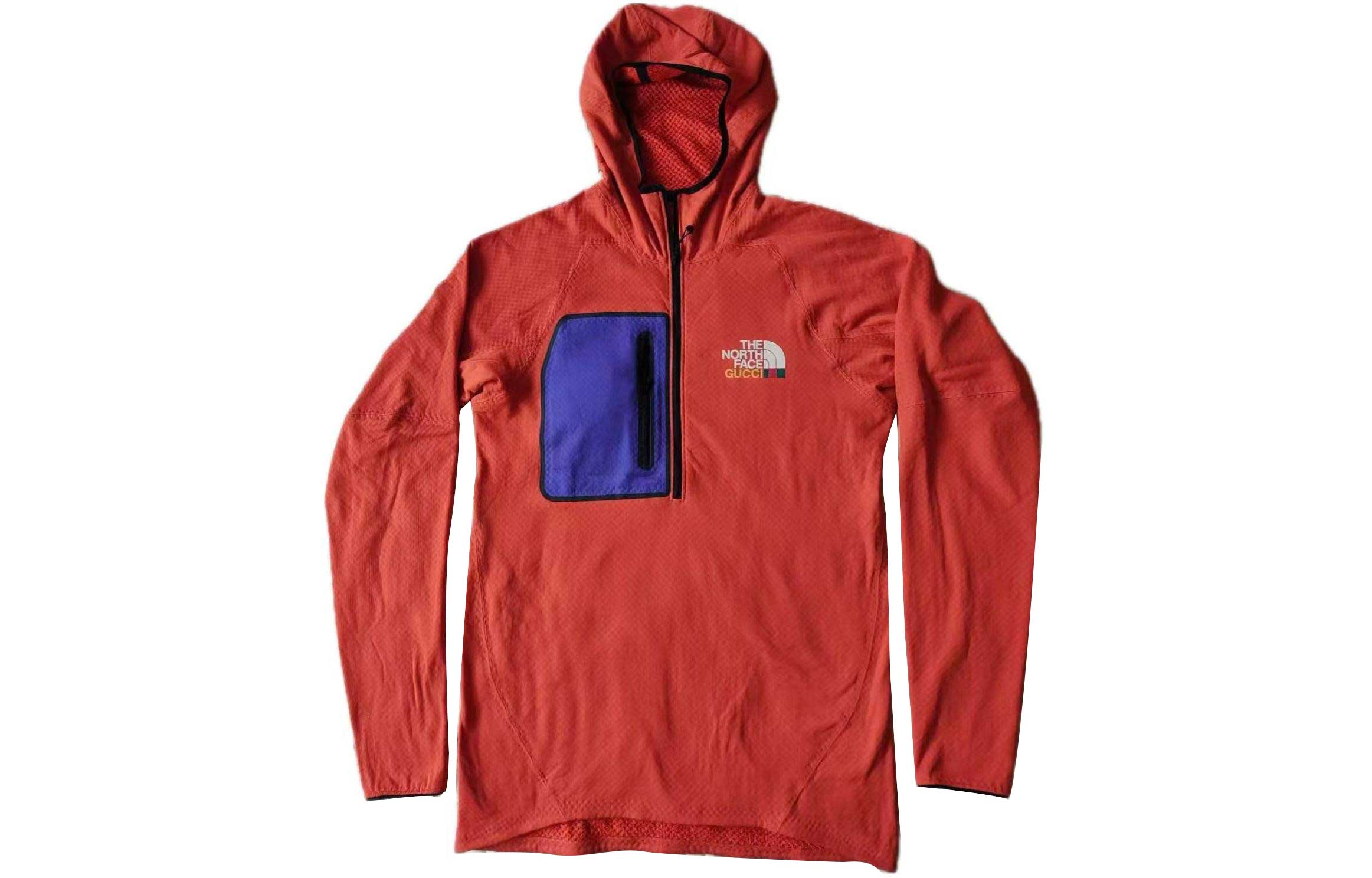 Gucci TNF Orange Logo Print Hoodie 663909-ZM0C1-6167