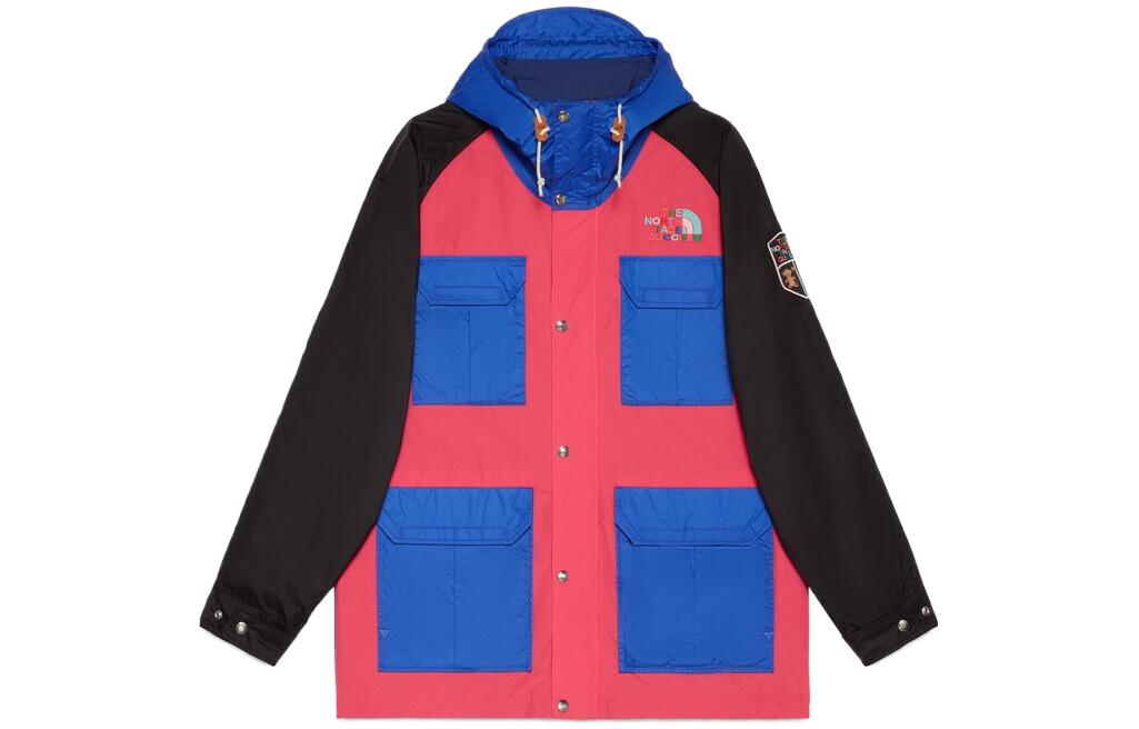 Gucci x The North Face Pink Hooded Long Sleeve Coat 671466-ZAH9H-4558