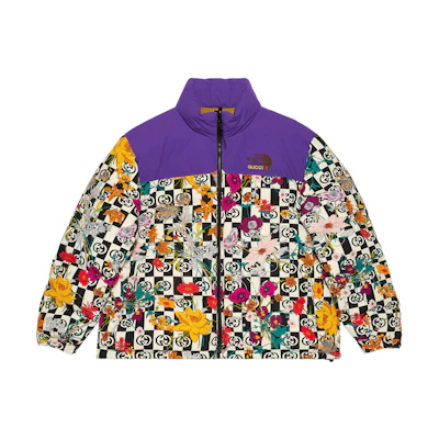GUCCI TNF SS22 Floral Print Down Jacket Multicolor. 663757-XAADO-9223