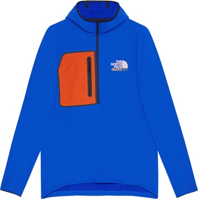 Gucci x The North Face SS22 Blue Half-Zip Pullover Hoodie Unisex 663909-ZM0C1-4394 Buy Gucci x The North Face SS22 Blue Half-Zip Pullover Hoodie Unisex 663909-ZM0C1-4394