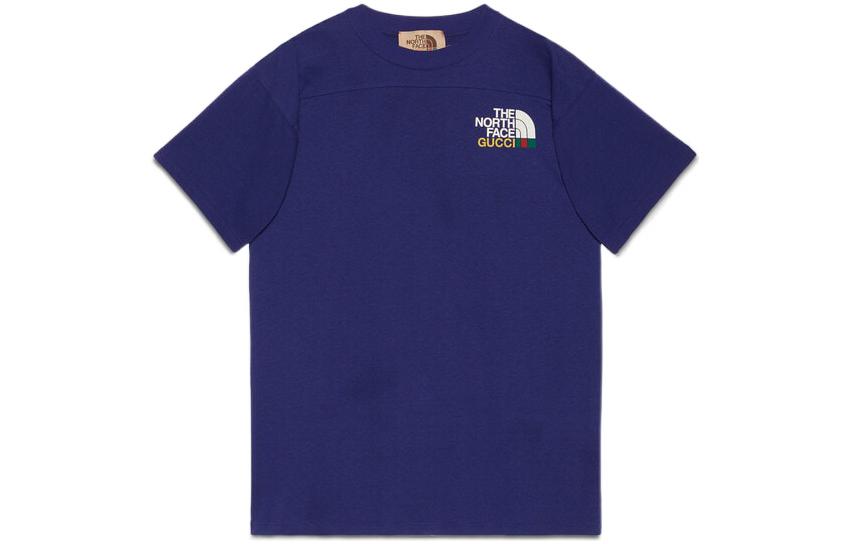 Gucci x The North Face SS22 Blue Mountain Logo T-Shirt 671443-XJDRB-4409