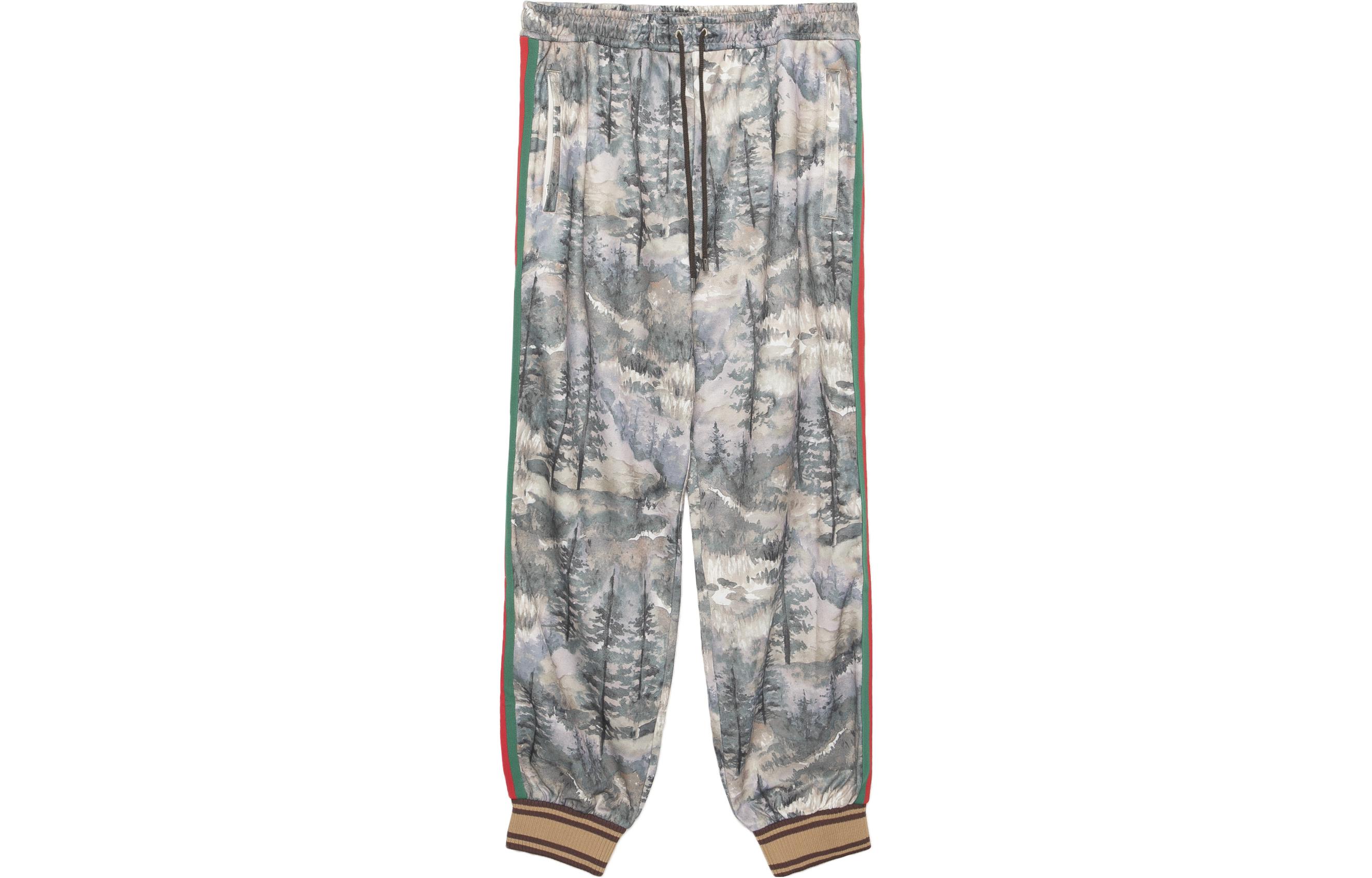 Gucci x The North Face SS22 Floral Knit Stripe Track Pants for Men Multicolor 671446-XJDQ8-3229