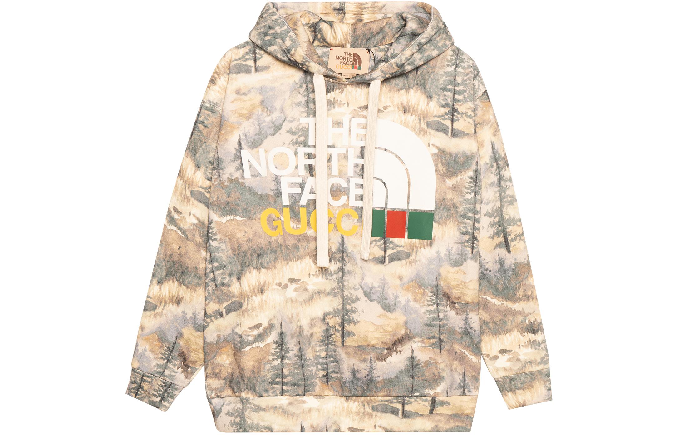 Gucci x The North Face SS22 Forest Print Hoodie Unisex Multicolor 672474-XJDS9-3229