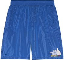 Gucci x The North Face SS23 Blue Logo Print Casual Shorts 599576-XHAED-4374 Gucci x The North Face SS23 Blue Logo Print Casual Shorts 599576-XHAED-4374