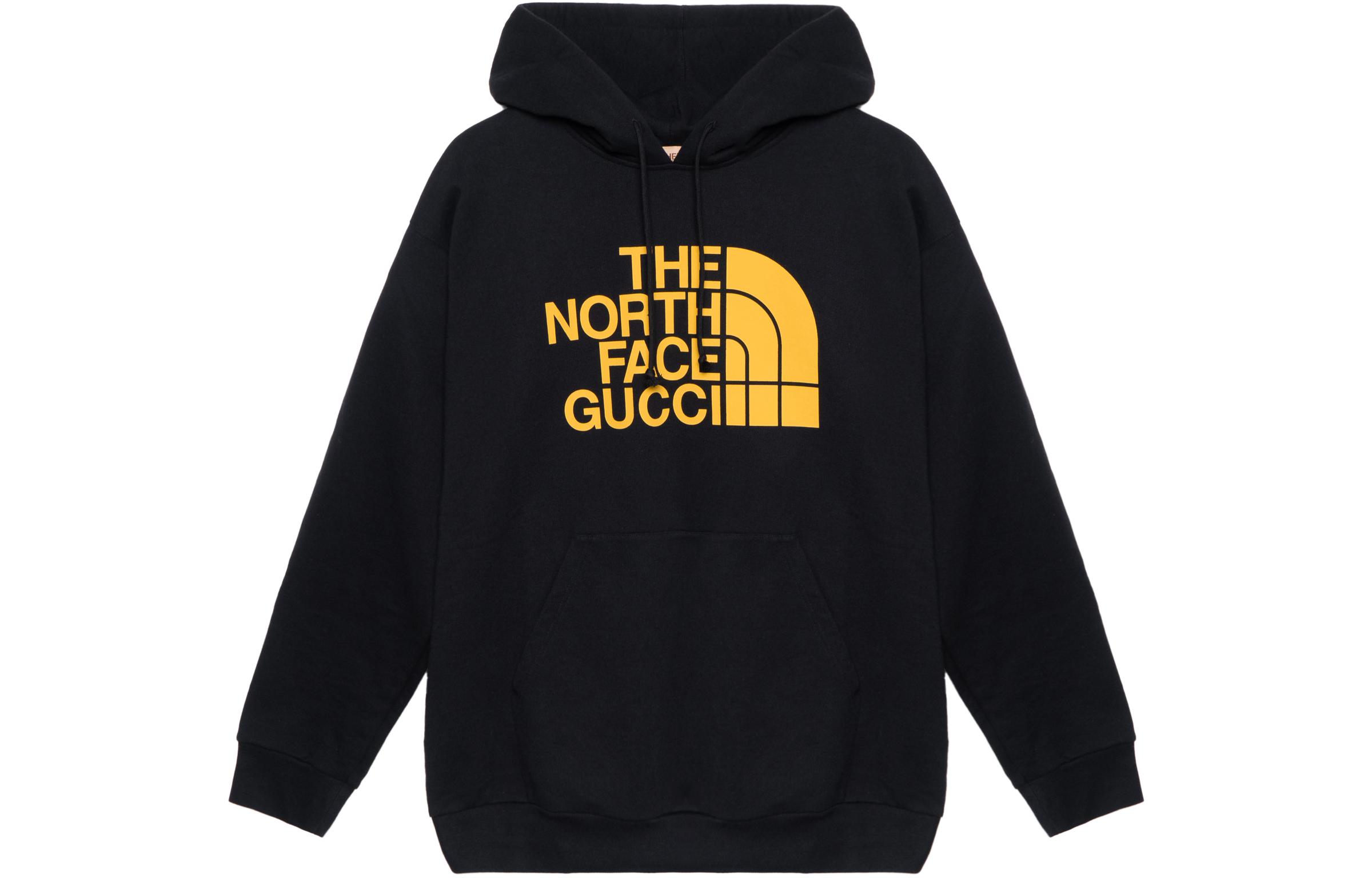 Gucci x The North Face Unisex Black Hooded Printed Sweatshirt 651724-XJDCM-1131