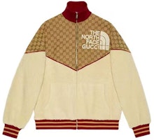 Gucci x The North Face Unisex Logo Jacket Khaki Collaboration 672394-XJDS0-2102 Gucci x The North Face Unisex Logo Jacket Khaki Collaboration 672394-XJDS0-2102