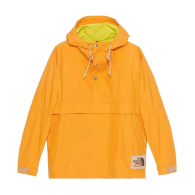 Gucci TNF Yellow Pullover Hoodie Unisex Sunscreen Jacket 648872-ZLPKL-7133