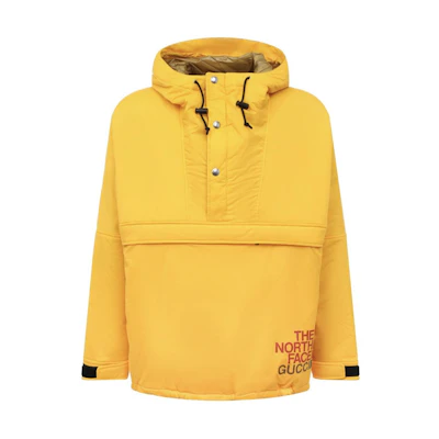 Gucci Yellow Logo Embroidered Hoodie 663755-XAAC3-7133