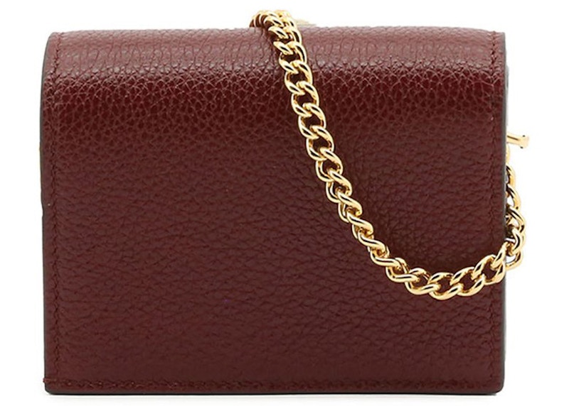 Order グッチ ズミ チェーンウォレット バーガンディ