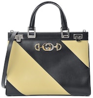Gucci Zumi Top Handle Medium Black/Yellow Gucci Zumi Top Handle Medium Black/Yellow