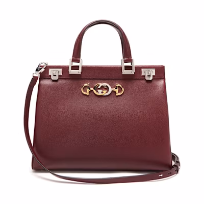 Gucci Zumi Top Handle Medium Burgundy