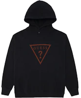 GUESS Logo Pullover Sweatshirt Unisex Black X2BQ44R2Q41-BLK GUESS Logo Pullover Sweatshirt Unisex Black X2BQ44R2Q41-BLK