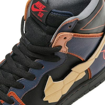 Gundam x Nike SB Dunk High ''Project Unicorn - Banshee Norn'' DH7717-400 2
