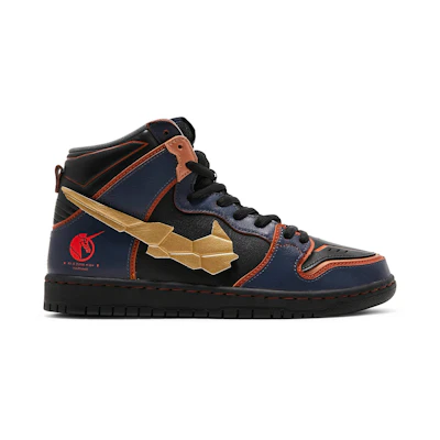 Gundam Nike SB Dunk High 'Project Unicorn - Banshee Norn'