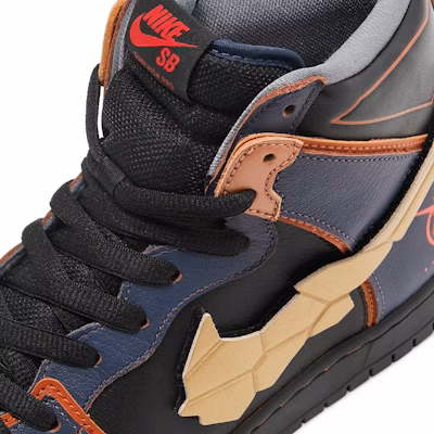 Gundam x Nike SB Dunk High 'Project Unicorn - Banshee Norn' DH7717-400 1