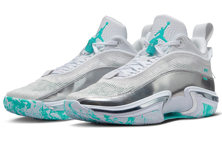 Shop 郭艾伦 x Air Jordan 36 Low PF ‘白色超级翡翠’ DM9032-130
