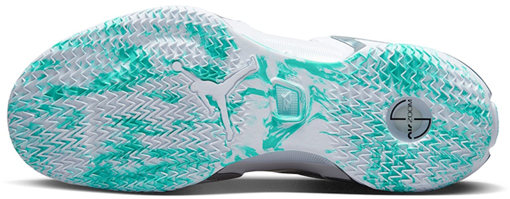 Guo Ailun x Air Jordan 36 Low PF 'White Hyper Jade' DM9032-130 Details for Guo Ailun x Air Jordan 36 Low PF 'White Hyper Jade' DM9032-130