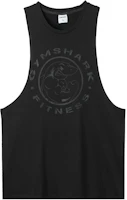 GYMSHARK Anime Graphic Logo Slim Fit Sleeveless Tank Top Black A5A2Z-BB2J GYMSHARK Anime Graphic Logo Slim Fit Sleeveless Tank Top Black A5A2Z-BB2J