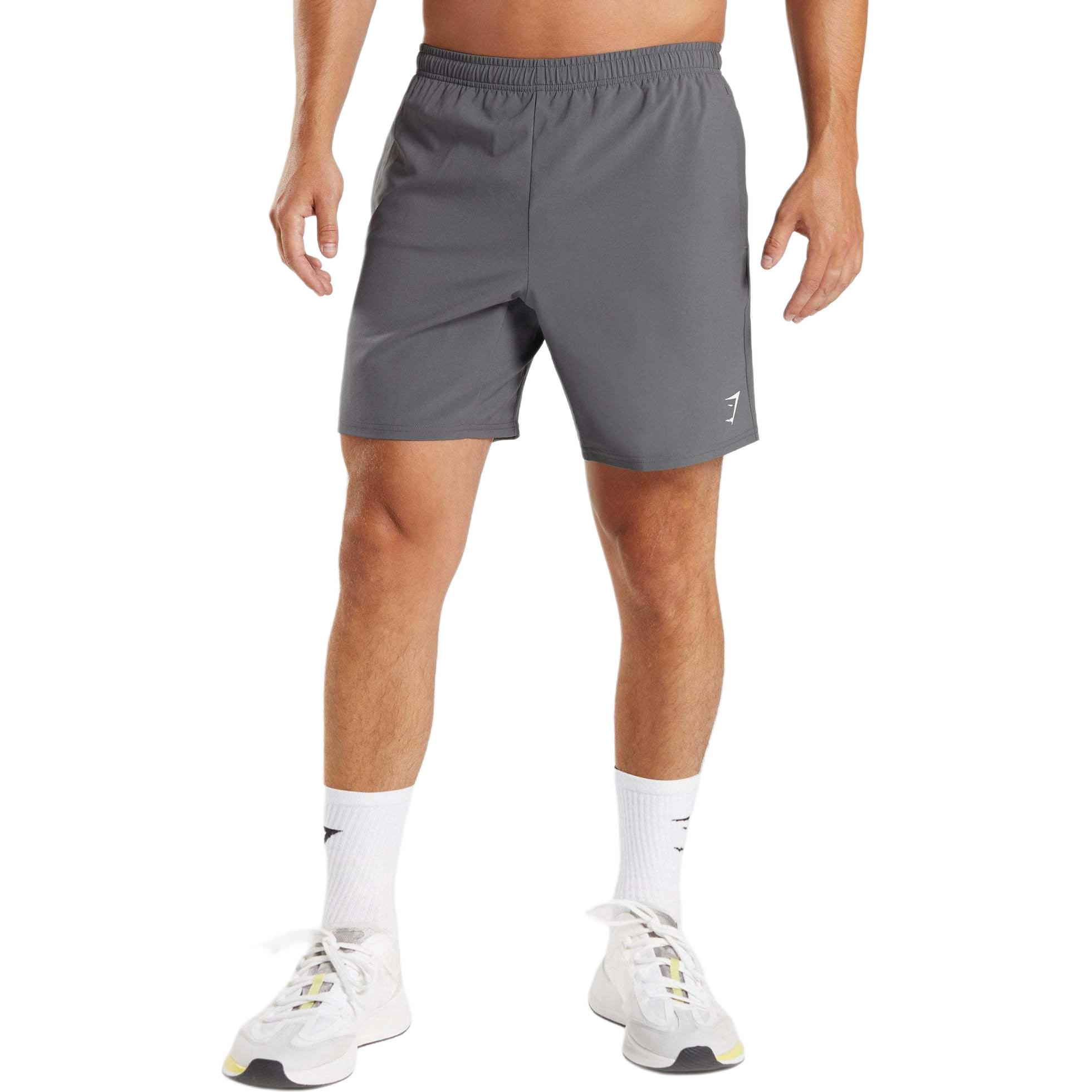 GYMSHARK ARRIVAL 7" Shorts Moisture-Wicking Workout Shorts Gray A2A1L-GBP4