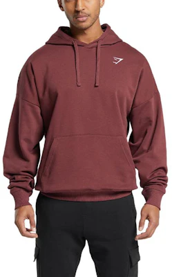Gymshark Crest Oversized Hoodie Embroidered Pullover - Burgundy Red. A5A8O-RBQV Buy Gymshark Crest Oversized Hoodie Embroidered Pullover - Burgundy Red. A5A8O-RBQV