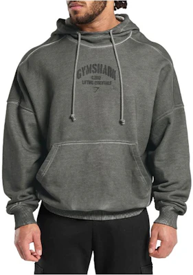 Gymshark Heavyweight Black Hoodie with Logo Print - Comfortable Fit A5A4U-BCDX Buy Gymshark Heavyweight Black Hoodie with Logo Print - Comfortable Fit A5A4U-BCDX