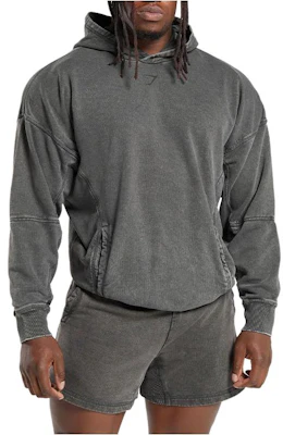Gymshark HERITAGE Hoodie Ammonite Gray with Logo Print. A4A7J-GB8N Buy Gymshark HERITAGE Hoodie Ammonite Gray with Logo Print. A4A7J-GB8N