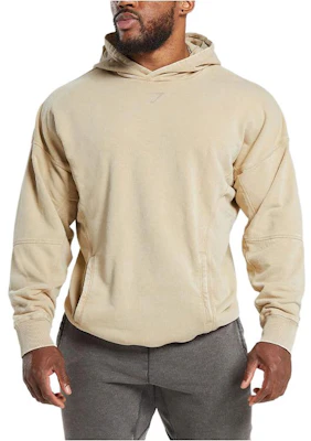 Gymshark HERITAGE Letter Print Hoodie Desert Beige A4A7J-NB1V Buy Gymshark HERITAGE Letter Print Hoodie Desert Beige A4A7J-NB1V