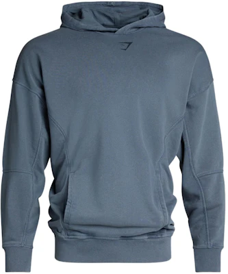 Gymshark HERITAGE Logo Hoodie Titanium Blue A4A7J-UCMS Buy Gymshark HERITAGE Logo Hoodie Titanium Blue A4A7J-UCMS