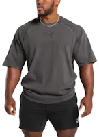 Gymshark Premium Legacy Oversized Black T-Shirt - Loose-Fit Embroidered Logo. A6A7C-BB67 Gymshark Premium Legacy Oversized Black T-Shirt - Loose-Fit Embroidered Logo. A6A7C-BB67