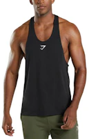 GYMSHARK REACT STRINGER Slim Fit Breathable Tank Top Black A2A9B-BBBB GYMSHARK REACT STRINGER Slim Fit Breathable Tank Top Black A2A9B-BBBB