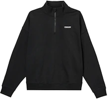 Gymshark Rest Day Sweats 1/4 Zip Pullover Sweatshirt Black Casual Style A3A3Z-BBBB Gymshark Rest Day Sweats 1/4 Zip Pullover Sweatshirt Black Casual Style A3A3Z-BBBB