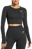 GYMSHARK Vital Seamless 2.0 Unisex Gym Shirt - Black Grey, Breathable & Sweat-Wicking. B1A3D-BBF3 GYMSHARK Vital Seamless 2.0 Unisex Gym Shirt - Black Grey, Breathable & Sweat-Wicking. B1A3D-BBF3