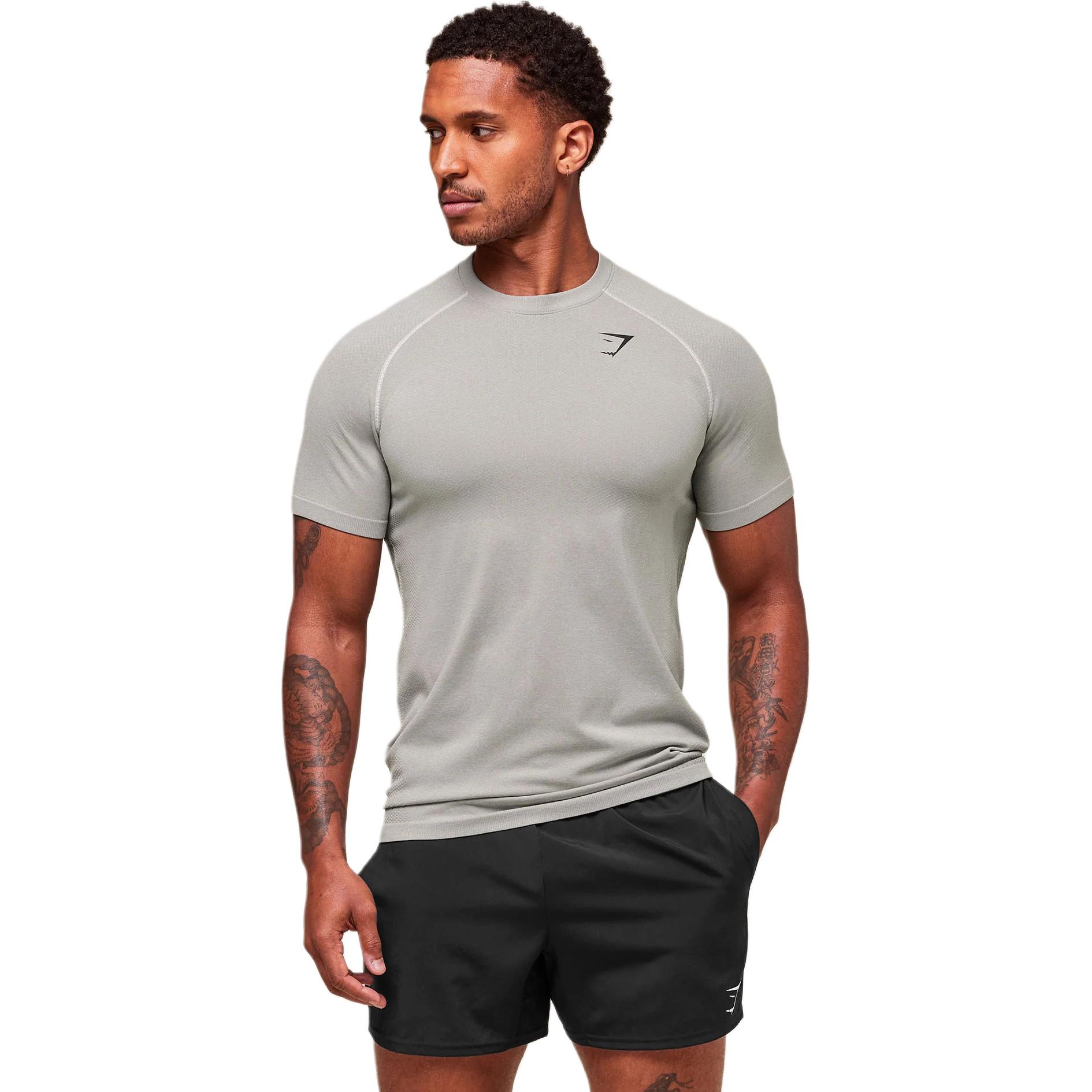 GYMSHARK Vital Seamless Workout T-Shirt Lightweight & Sweat-Wicking Fitness Tee A2B5P