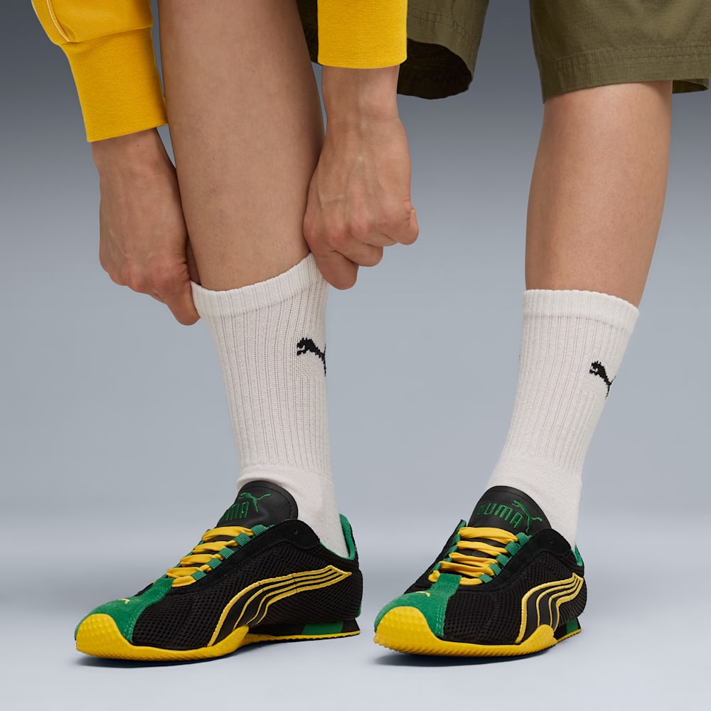 Shop Sepatu Skateboard H-Street PUMA Hitam/Kuning Sizzle 403775-02