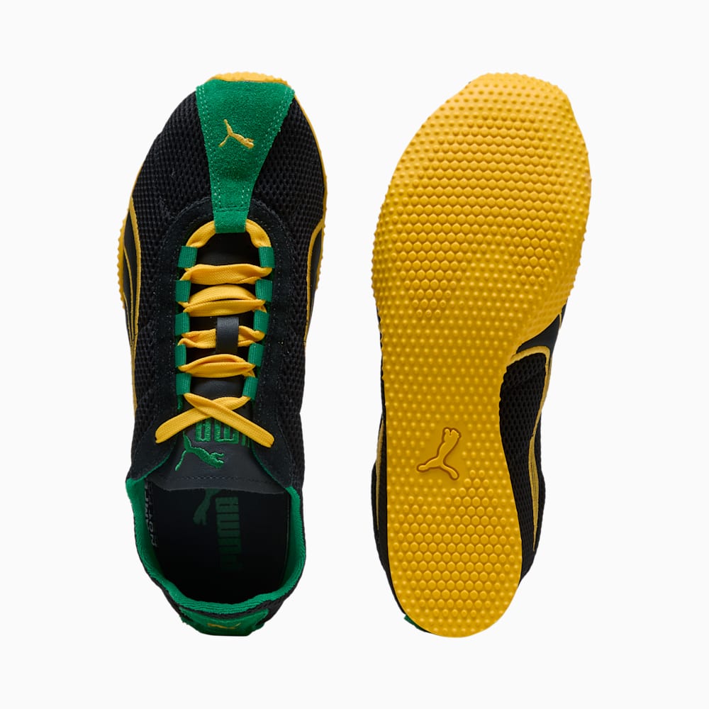 Cheap Sepatu Skateboard H-Street PUMA Hitam/Kuning Sizzle 403775-02