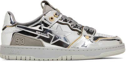 Hajime Sorayama x BAPE Sk8 Sta 'Silver' 1H73191918 Hajime Sorayama x BAPE Sk8 Sta 'Silver' 1H73191918