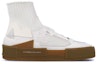 Lookbook Han Kjøbenhavn x Puma Court Platform 'Silver Birch' – Kasut Platform Perak Birch. 365891-02