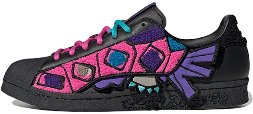 韩美林 x adidas originals Superstar 80s "辰龍" 防滑耐磨 運動鞋 男女款 黑粉紫 Buy 韩美林 x adidas originals Superstar 80s "辰龍" 防滑耐磨 運動鞋 男女款 黑粉紫