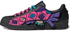 Buy 韩美林 x adidas originals Superstar 80s "辰龍" 防滑耐磨 運動鞋 男女款 黑粉紫