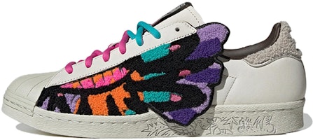 adidas originals Superstar 80s x Han Meilin 'White Black Pink' ID4386 adidas originals Superstar 80s x Han Meilin 'White Black Pink' ID4386