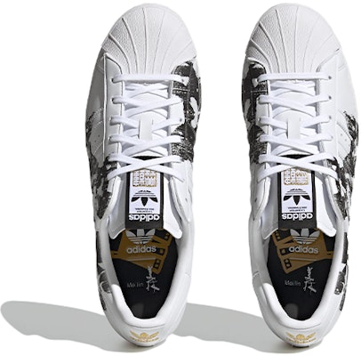 韓美林 x adidas originals Superstar 80s "戌狗" 防滑抗磨 滑板鞋 共用款 白黑色 Shop 韓美林 x adidas originals Superstar 80s "戌狗" 防滑抗磨 滑板鞋 共用款 白黑色