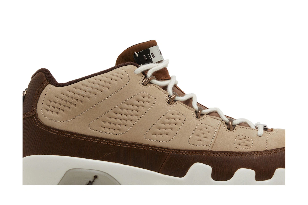 Happy Life Wood x Air Jordan Air 9 Low Golf 'Woodgrain'